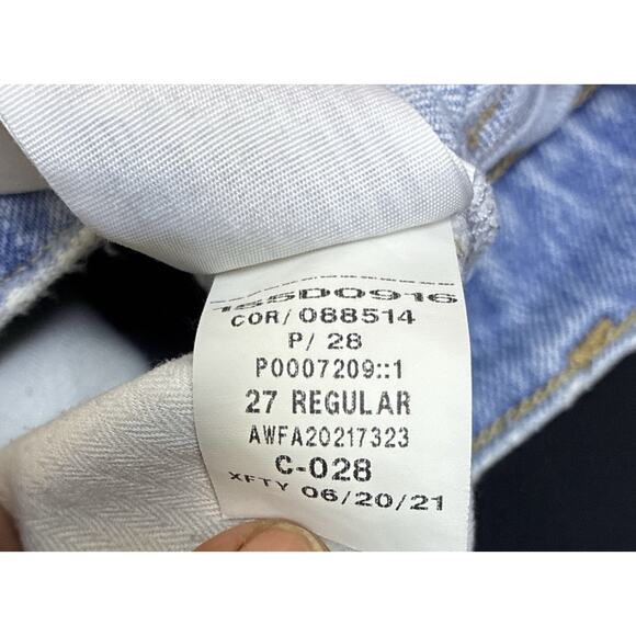 Abercrombie & Fitch Jeans Womens 27 90s Straight Ultra High Rise Curve Love Blue - Picture 5 of 8